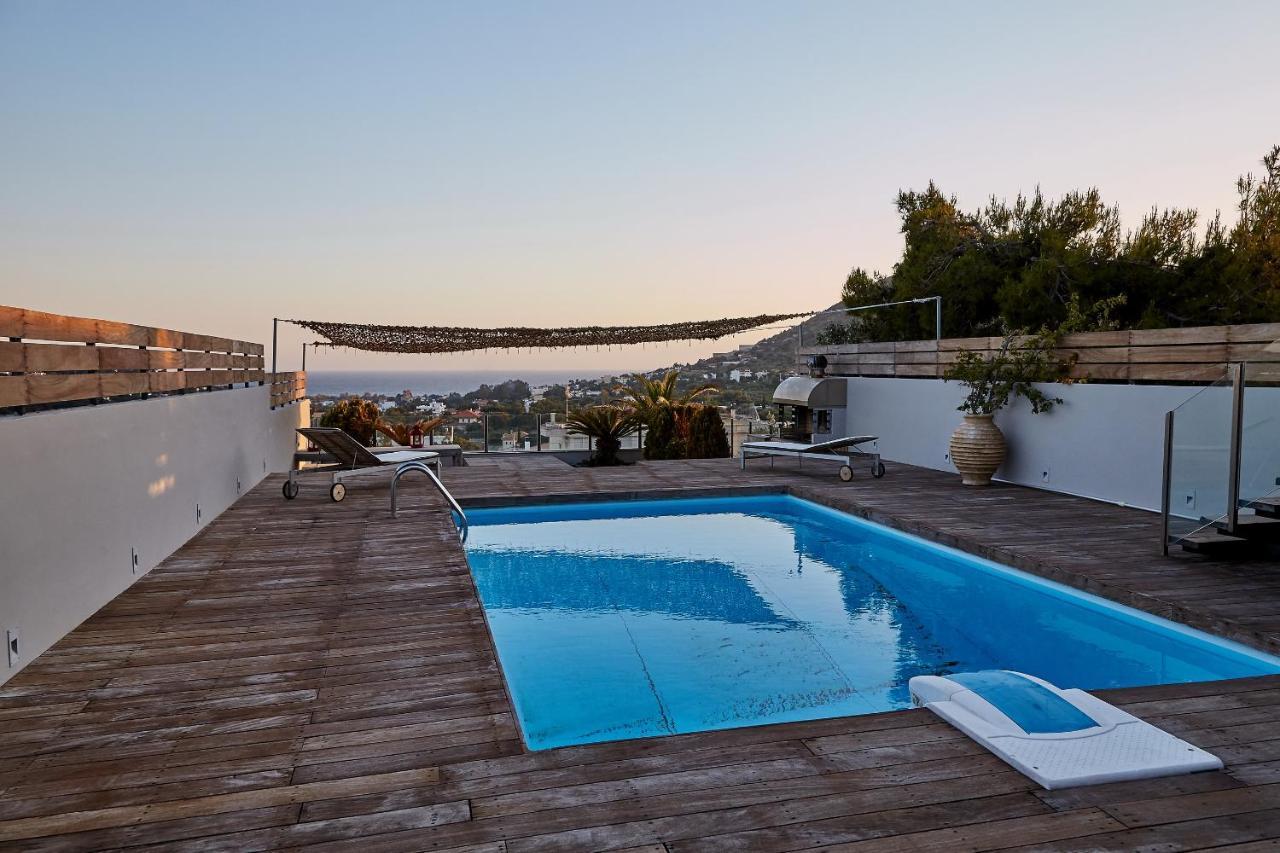 Magnificent, Deluxe Villa, Lagonisi, Athens Riviera Agios Nikolaos  外观 照片